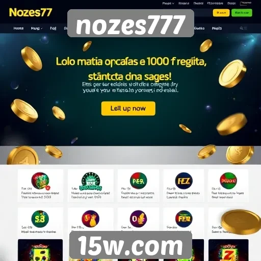 Recursos exclusivos do site nozes777