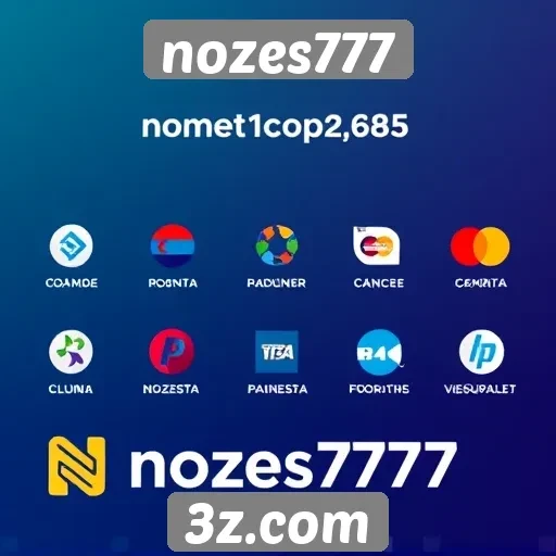 Métodos de pagamento aceitos nozes777